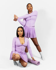 PURPLE RAIN | TWO-PIECE SKIRT SET